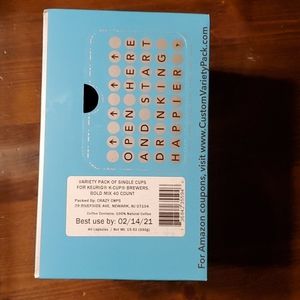 40 Pack Keurig Coffee K-Cups BOLD MIX